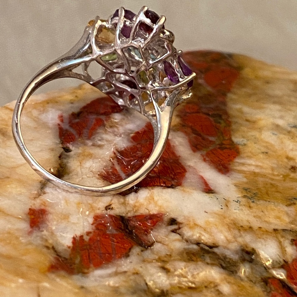 Multi Gem Ring - image 3